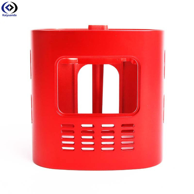 Rote Farbeinzelner Hohlraum-kundenspezifische Plastikspritzen-geformte Plastikteile
